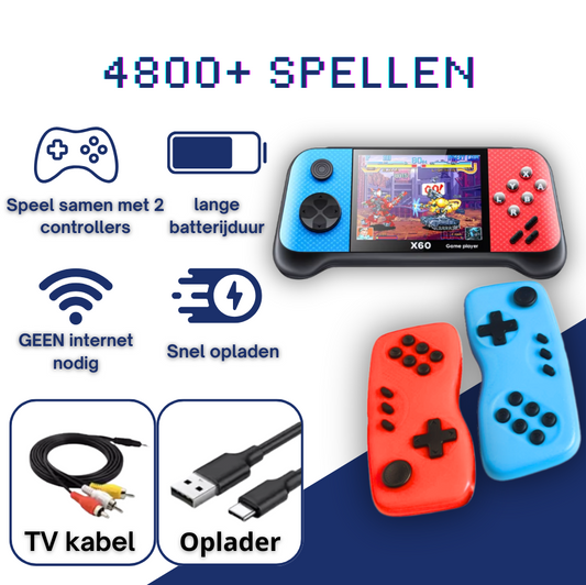 X60 GameBox | 4800+ Spellen